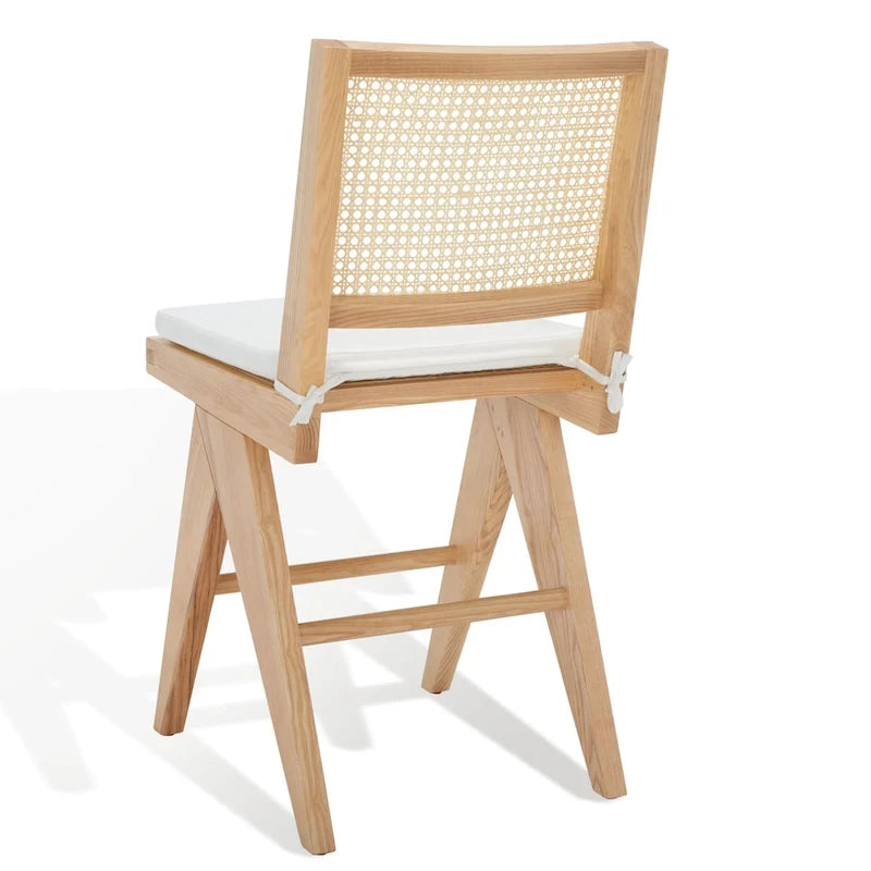 Tabouret de comptoir en rotin de 56 cm - 46 larg. x 58 prof. x 96 haut.