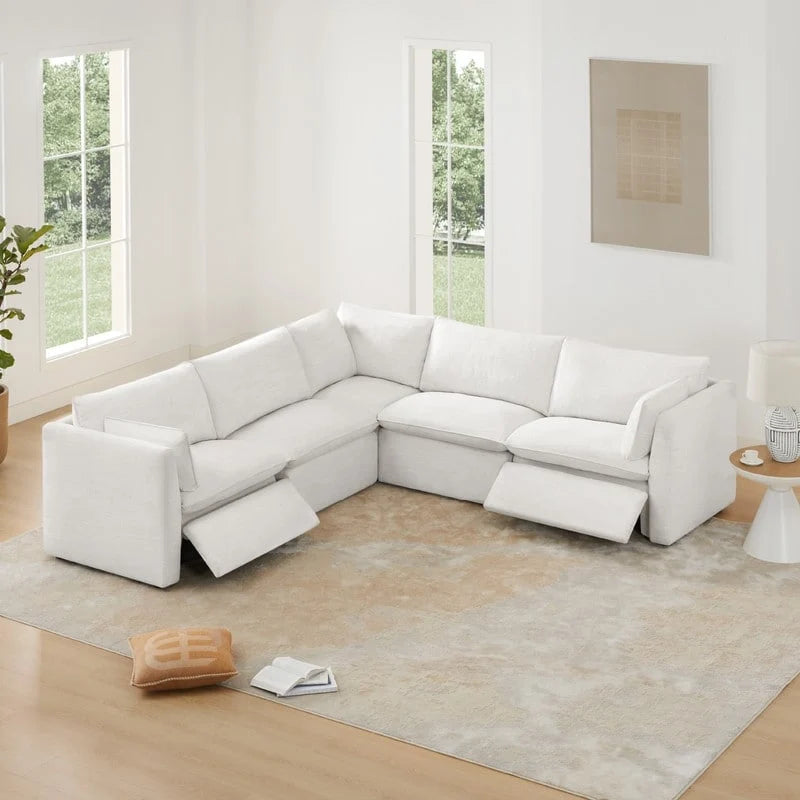 Canapé sectionnel inclinable électrique 107 W