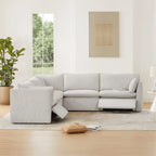 Canapé sectionnel inclinable électrique 107 W