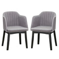 Chaises de salle à manger modernes Chaises d'appoint rembourrées en velours