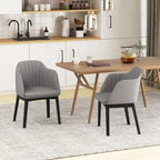 Chaises de salle à manger modernes Chaises d'appoint rembourrées en velours
