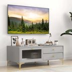 Meuble TV moderne pour téléviseurs 55 pouces avec meuble à porte abattante