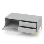 Meuble TV moderne pour téléviseurs 55 pouces avec meuble à porte abattante