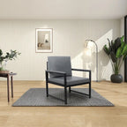 Fauteuil moderne 29.13 avec pieds antidérapants et cadre métallique robuste