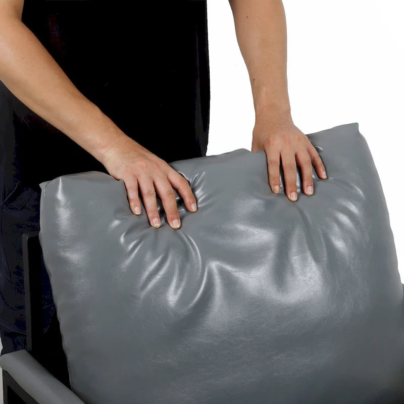 Fauteuil moderne 29.13 avec pieds antidérapants et cadre métallique robuste