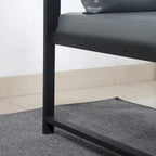 Fauteuil moderne 29.13 avec pieds antidérapants et cadre métallique robuste