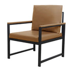 Fauteuil moderne 29.13 avec pieds antidérapants et cadre métallique robuste