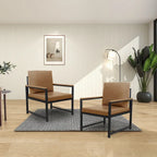 Fauteuil moderne 29.13 avec pieds antidérapants et cadre métallique robuste