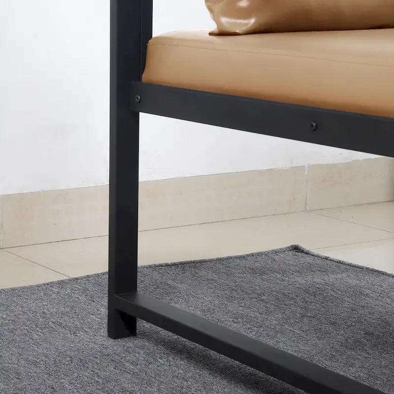 Fauteuil moderne 29.13 avec pieds antidérapants et cadre métallique robuste