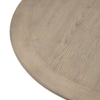 Table à manger extensible en bois de chêne moderne de 102 pouces
