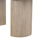 Table à manger extensible en bois de chêne moderne de 102 pouces