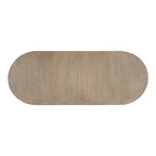 Table à manger extensible en bois de chêne moderne de 102 pouces