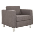 Fauteuil d'appoint rembourré avec accoudoirs
