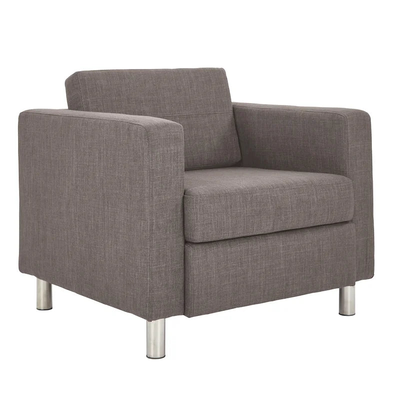 Fauteuil d'appoint rembourré avec accoudoirs