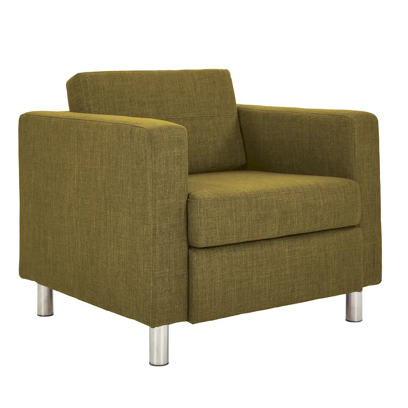 Fauteuil d'appoint rembourré avec accoudoirs