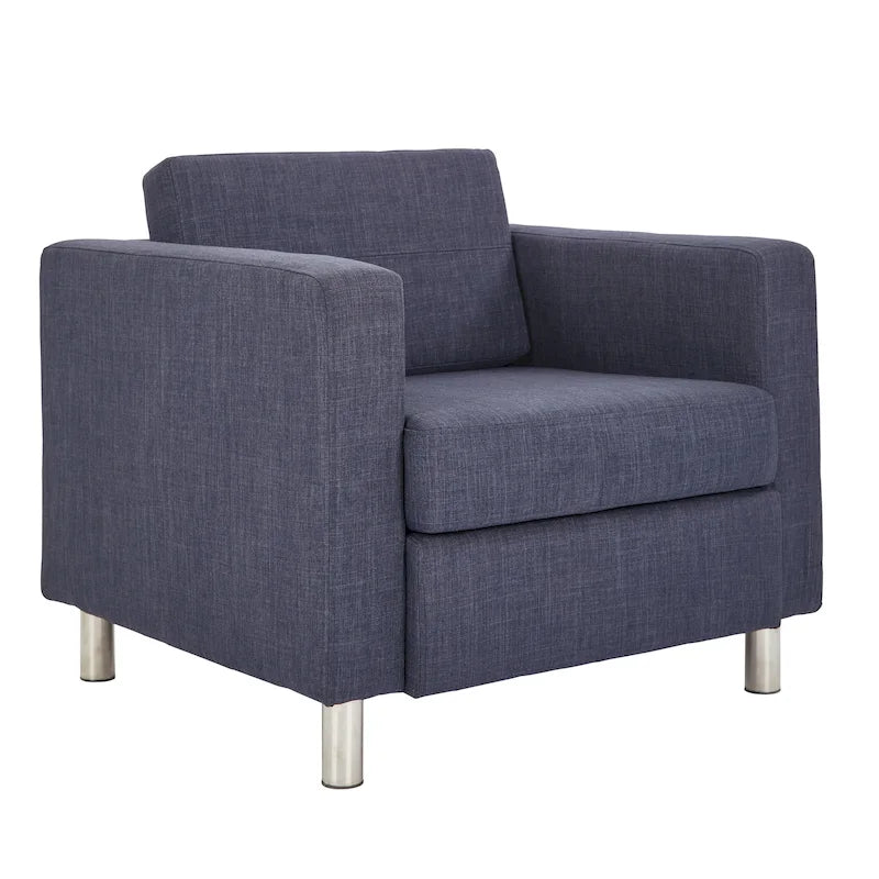 Fauteuil d'appoint rembourré avec accoudoirs