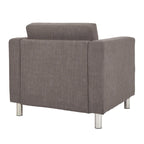 Fauteuil d'appoint rembourré avec accoudoirs
