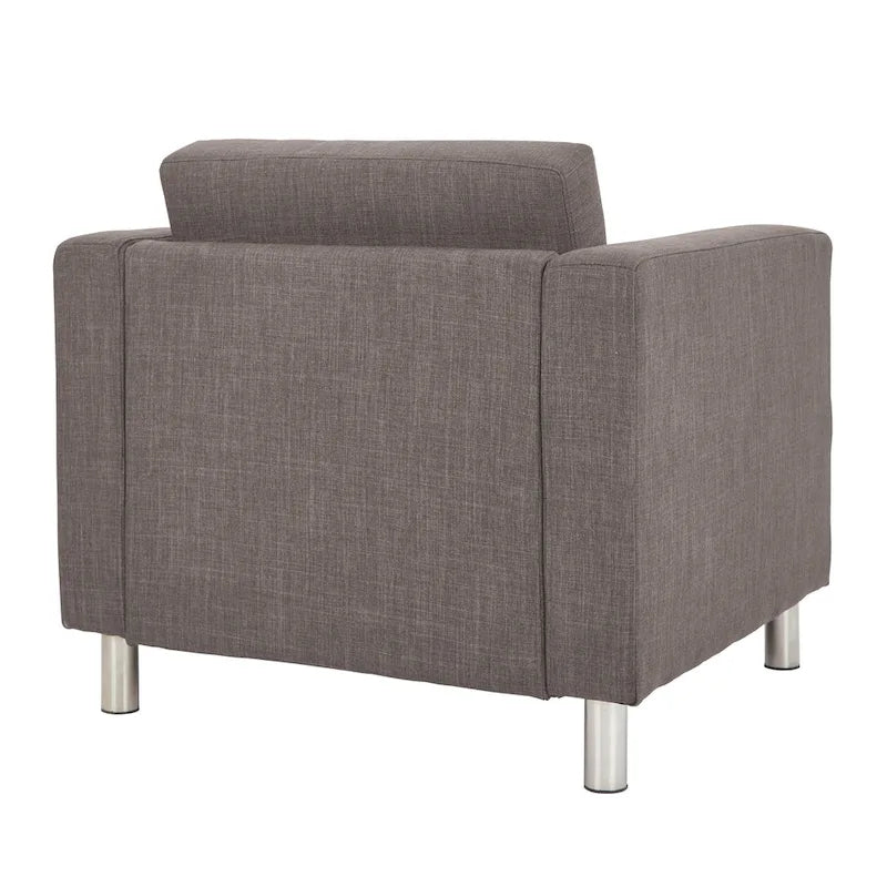 Fauteuil d'appoint rembourré avec accoudoirs