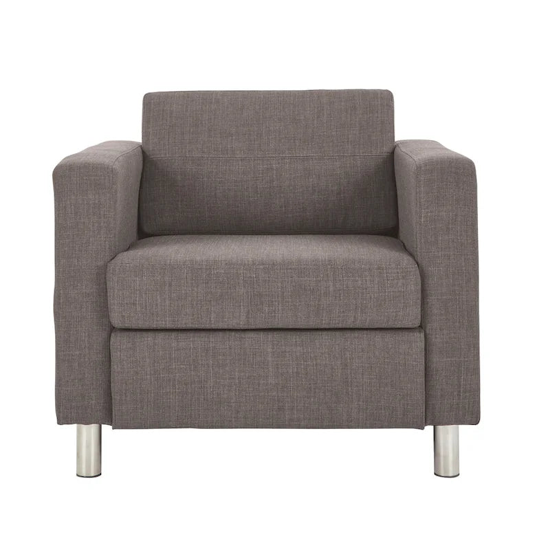 Fauteuil d'appoint rembourré avec accoudoirs
