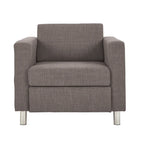Fauteuil d'appoint rembourré avec accoudoirs