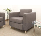 Fauteuil d'appoint rembourré avec accoudoirs