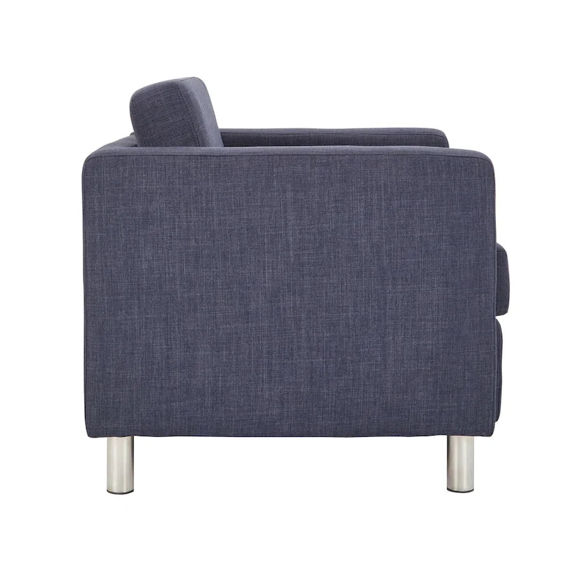 Fauteuil d'appoint rembourré avec accoudoirs
