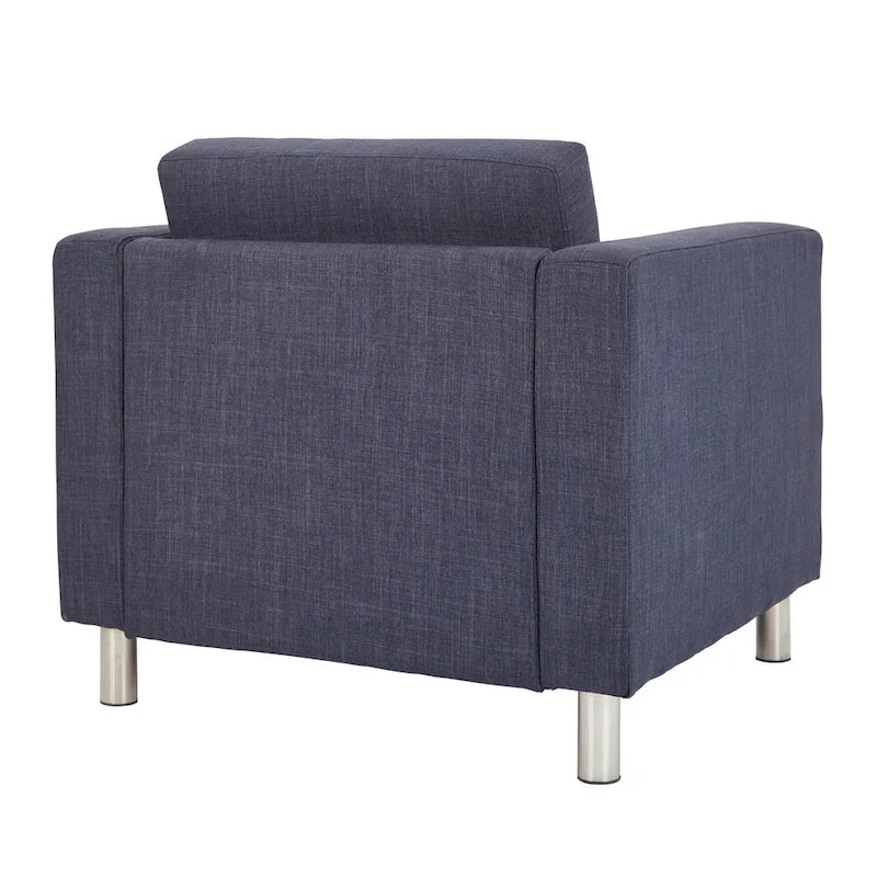 Fauteuil d'appoint rembourré avec accoudoirs