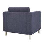 Fauteuil d'appoint rembourré avec accoudoirs