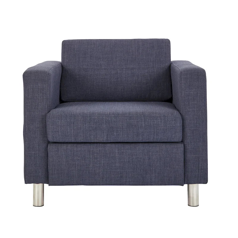 Fauteuil d'appoint rembourré avec accoudoirs