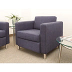 Fauteuil d'appoint rembourré avec accoudoirs