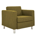 Fauteuil d'appoint rembourré avec accoudoirs