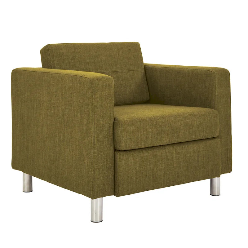 Fauteuil d'appoint rembourré avec accoudoirs
