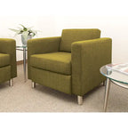 Fauteuil d'appoint rembourré avec accoudoirs