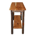 Console en rondins de hickory