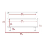 Table basse relevable avec compartiment de rangement caché