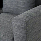 Canapé 3 places contemporain en tissu avec coussins décoratifs