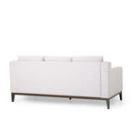 Canapé 3 places contemporain en tissu avec coussins décoratifs