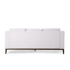 Canapé 3 places contemporain en tissu avec coussins décoratifs