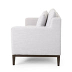 Canapé 3 places contemporain en tissu avec coussins décoratifs