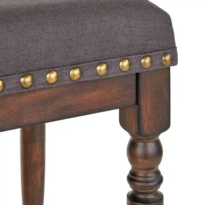 Tabouret de comptoir à pieds tournés