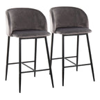 Tabouret de bar en velours