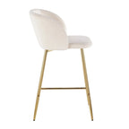 Tabouret de bar en velours