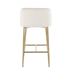 Tabouret de bar en velours