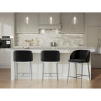 Tabouret de bar en velours