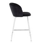 Tabouret de bar en velours