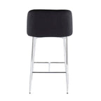 Tabouret de bar en velours