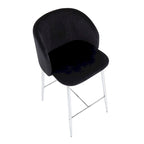 Tabouret de bar en velours