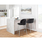 Tabouret de bar en velours