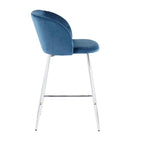 Tabouret de bar en velours