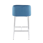 Tabouret de bar en velours